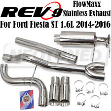Rev9 FlowMaxx Stainless Exhaust System 76mm Pipe For Ford Fiesta ST 1.6L 2014-19 picture