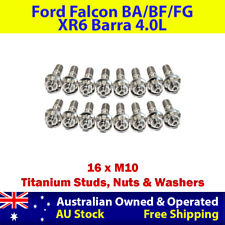 Titanium Exhaust Manifold & Turbo Stud Kit For Ford Falcon XR6 BA/BF/FG Barra picture