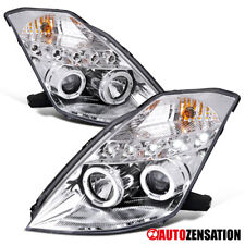 LED Halo Fit 2003-2005 350Z Z33 Fairlady Projector Headlights Lamps Left+Right picture