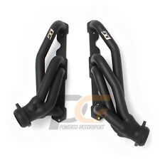 Shorty Headers Black Paint for Chevy GMC 88-95 C1500 K1500 305 350 5.0L 5.7L V8 picture