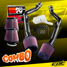 For 08-13 G37 2dr/4dr 3.7L V6 Black Cold Air Intake + K&N Air Filter picture
