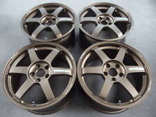 JDM RAYS VOLKRACING TE37 SAGA 8Jx18+45 114.3-5H 4wheels set No Tires picture