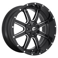 1 New 18X9 6X135/6X139.7 1 Fuel 1PC D610 Maverick Gloss Black Milled Wheel/Rim picture