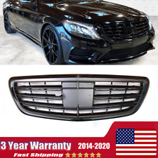 Black Front Grille Grill Fit Mercedes W222 2014-2020 S400 S580 S65 S63AMG S560 picture