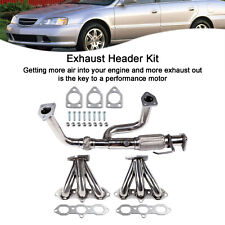 1× Exhaust Header Kit Fits Honda Accord 98-02 & Acura CL 02-03 / CL 99-03 3.2L picture