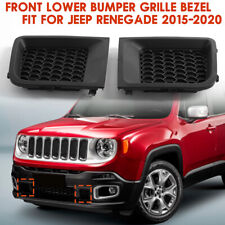 Pair For Jeep Renegade 2015 2016 2017 2018 Front Bumper Cover Bezel Lower Grille picture