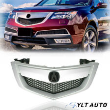 For 2010 2011 2012 2013 Acura MDX Chrome Front Bumper Upper Grille Mesh Grill picture