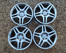 2003-2006 Mercedes CL55 S55 AMG Staggered Chrome Wheels Rims A2204013502 picture