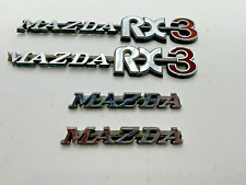 1971-1978 Mazda RX3 Emblems Rear Quarter Panel Badge Back Ornament Pair picture