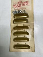 DanChuk 1957 Chevrolet Belair gold fender louvers new old stock Mint Shape #530 picture