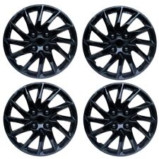 Hubcap for Toyota Corolla Pickup Paseo OEM 14-in Custom Glossy Black (4 Piece) picture