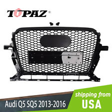 Front Upper Grill Grille Honeycomb Assembly For Audi Q5 SQ5 2013-2016 RSQ5 Style picture