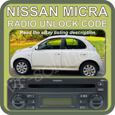 Micra radio unlock code acenta city active n-tec 1.3 sport e cabrio 1.6 visia se picture