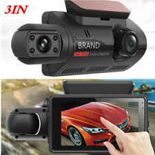 3in Dual Lens Dash Cam 1080P Car DVR Camera Hidden Video Recorder Night Vision  picture