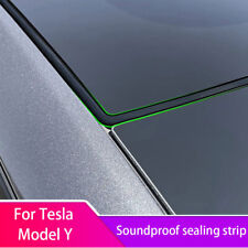 For Tesla Model Y Car Sunroof Rubber Seal  Rubber Strip Wind Noise Reduction Kit picture