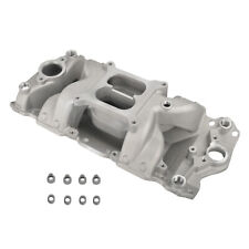 Dual Plane Air Gap Aluminum Intake Manifold For SBC Small Block Chevy 350 400 picture