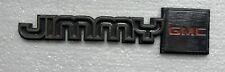 GMC JIMMY FRONT FENDER EMBLEM APPROX 9 1/4” - No Mounting Pins picture