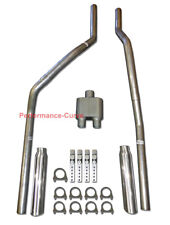83-01 Chevrolet GMC S10 S15 Truck Performance Dual Exhaust - One Chamber Muffler picture