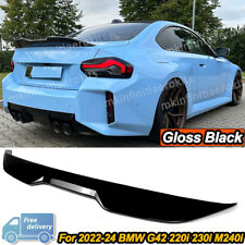 MP Style Gloss Black Rear Trunk Spoiler Wing Lip  For BMW G42 230i M240i 2022-24 picture