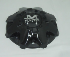 Monster Off-Road Gloss Shiny Black Wheel Center Cap PD-CAPSX-P6048 C-224-1-2 picture
