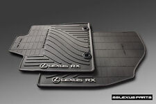 Lexus RX350 RX450H (2013-2015) ALL WEATHER FLOOR MATS OEM 4pc BLK PT908-48130-20 picture