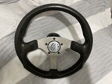 Victor Pulsar Sport Steering Wheel 320mm Black PU 3L33 KBA 70147 + Hub Adapter picture