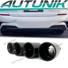 Quad Exhaust Tips for 2020+ BMW G20 M340i G42 M440i G23 G26 M220i Muffler Pipes picture