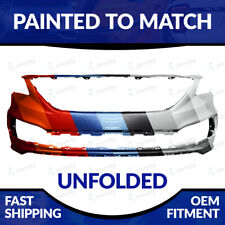 NEW Paint To Match Unfolded Front Bumper For 2015 2016 2017 Hyundai Sonata Sport picture