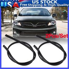 2PCS/SET For 2009 2010 2011 2012 2013 Toyota Corolla Black Roof Trim Molding NEW picture