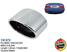 Exhaust Tip Tailpipe trims s/s Chrome Plated for BMW 116i 120i E81 318i E46 picture
