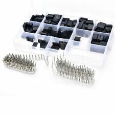 Set Male Female Wire Jumper Pin Header Connector Housing Kit w/ Crimp Pins 620pc picture