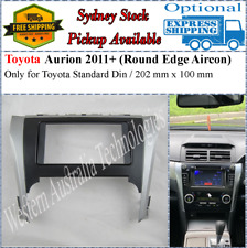 Fascia facia Fits Toyota Aurion 2011+ Round Aircon Double Two 2 DIN Dash Kit picture