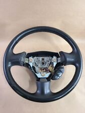 2001 - 2003 OEM Mazda Protege Protege5 3 Spoke Sport Steering Wheel Leather Wrap picture