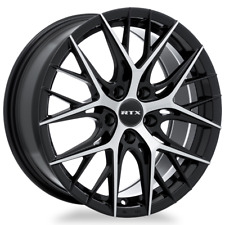 17x7.5 RTX Valkyrie Gloss Black Machined Wheel 5x4.5 (40mm) picture