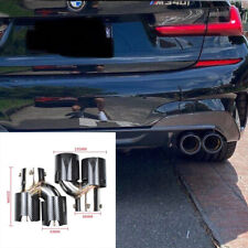 Carbon Fiber Exhaust Tipsfor BMW G23 M440i G20 G21 M340i G42 M240i 2021-23 picture