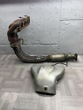 98-01 Honda Prelude H22A4 Exhaust Manifold Header & Down Pipe W/ Heat Shield OEM picture
