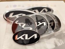 7pcs 1set black K logo badge emblem 3d sticker for KIA OPTIMA K5 2011-2023 picture
