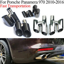 For Porsche Panamera 970 2011-2016 Car Exhaust Muffler Dual End Tip Tail Pipe picture
