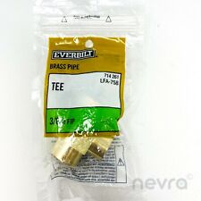 Everbilt 3/8 in. FIP Brass Pipe Tee Fitting 714261 (LFA-758) picture