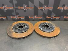 2018 DODGE CHALLENGER HELLCAT OEM FRONT 2 PIECE BRAKE ROTORS USED picture