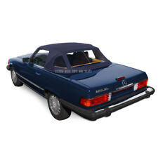 Mercedes 280-560SL Blue Stayfast Convertible Top 72-89 w/Plastic Window picture