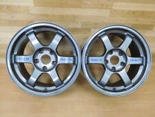 JDM 14-487 forged Rare SizeRays TE3716in8J+30 2wheels BNR32 GT-R Skyli No Tires picture