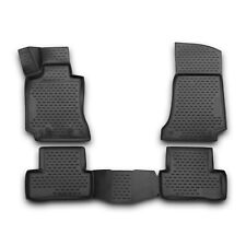 Floor Mats Liners for 2015-2021 Mercedes-Benz C-Class C300 C43 AMG C63 AMG Black picture