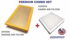 COMBO Air Filter & Cabin Air Filter SET for 2007 - 2014 Ford Edge AF5699 C25876  picture