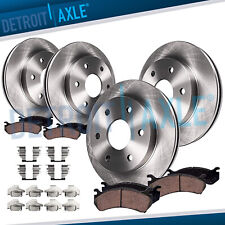 Front Rear Disc Rotors Ceramic Brake Pads for 2006-2009 Chevy Trailblazer Envoy picture