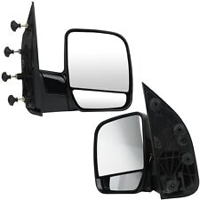 Manual Folding LH RH Side View Mirrors For 2002-08 Ford E150 E250 E350 E450 Van picture