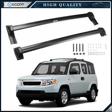 Cross Bar For 2003-2011 Honda Element Roof Rack Bolt-On to Hole Carrier Black picture