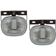 Set of 2 Clear Lens Fog Light For 2000-04 Isuzu Rodeo LH & RH CAPA w/ Bulbs picture