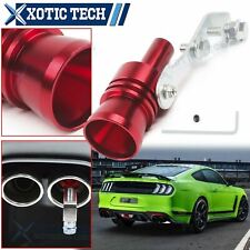 Red Aluminum Exhaust Pipe Turbo Sound Whistle Muffler XL For Acura TSX TLX ILX picture