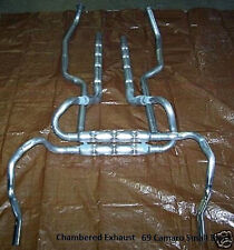 Made In USA Camaro Chambered Exhaust System Aluminized 69 Z28 and small block picture
